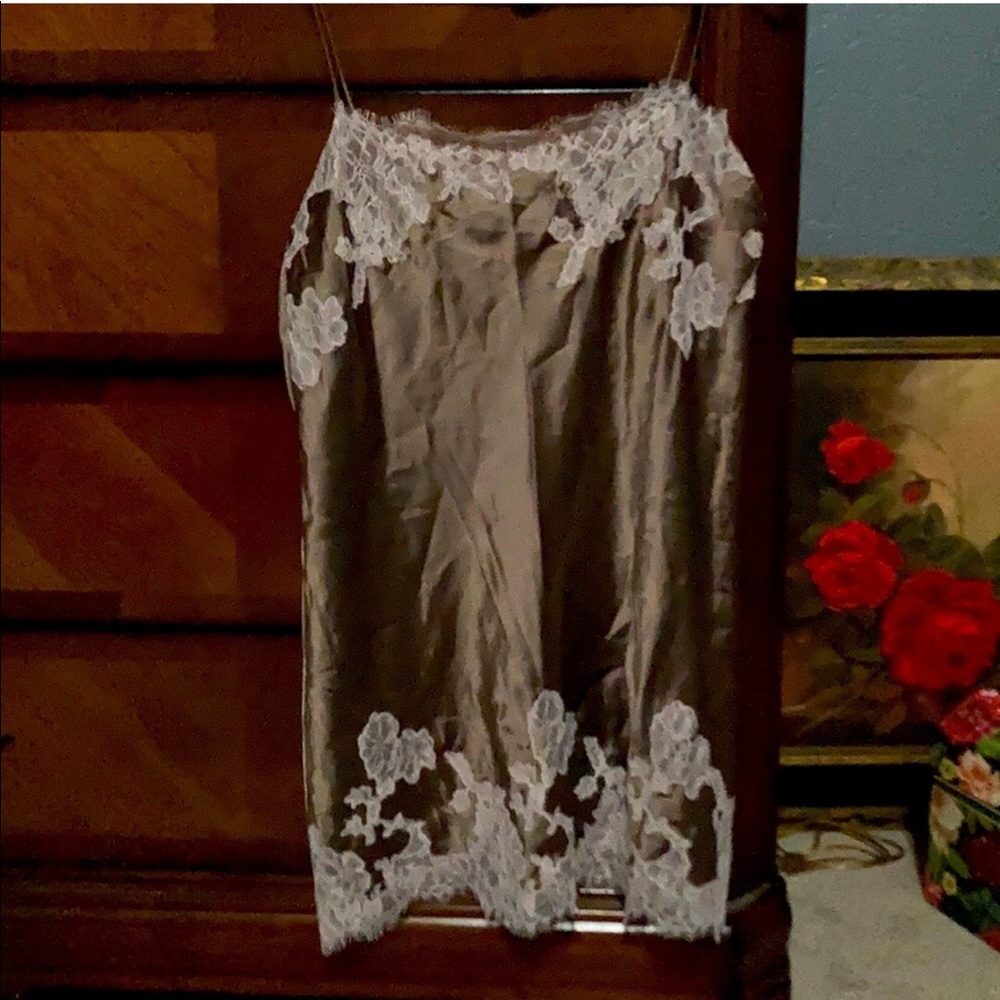 Victoria’s Secret VS lingerie tank top night gown L EUC